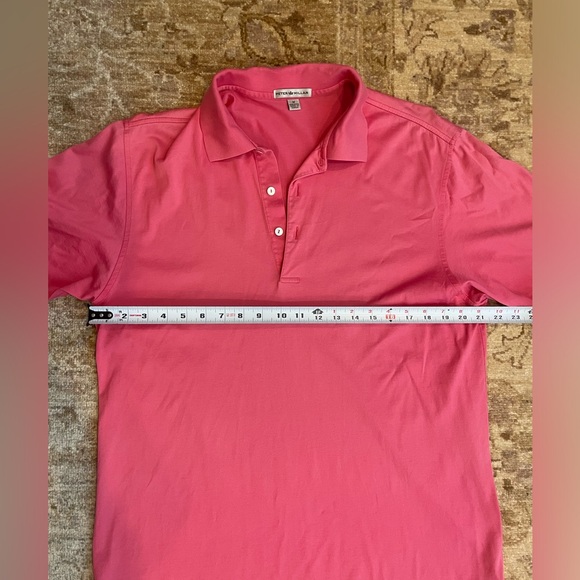 Peter Millar Men’s Pink Polo size Medium - Picture 5 of 11